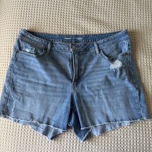 Old Navy Distressed Blue Jean Shorts